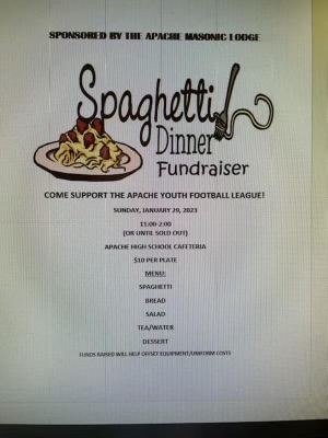 Spaghetti Fundraiser Flyer